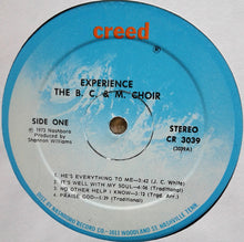 Load image into Gallery viewer, The B. C. &amp; M. Choir : Experience  (LP)
