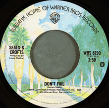 Load image into Gallery viewer, Seals &amp; Crofts Featuring Carolyn Willis : Get Closer (7", Single, Win)