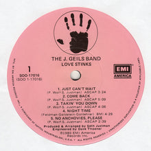 Load image into Gallery viewer, The J. Geils Band : Love Stinks (LP, Album, Jac)