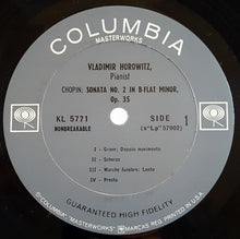 Load image into Gallery viewer, Vladimir Horowitz / Frédéric Chopin / Robert Schumann / Sergei Vasilyevich Rachmaninoff / Franz Liszt : Columbia Records Presents Vladimir Horowitz • Works By Chopin, Rachmaninoff, Schumann And Liszt (LP, Mono, Ter)