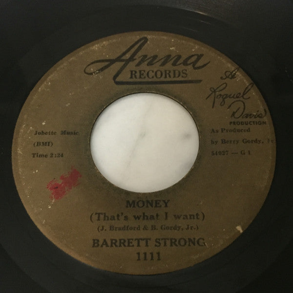 Barrett Strong : Money (That's What I Want) / Oh I Apologize (7