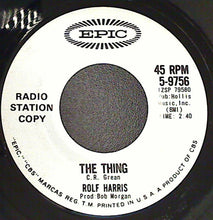 Load image into Gallery viewer, Rolf Harris : Wild Colonial Boy / The Thing (7", Single, Promo)