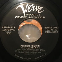 Load image into Gallery viewer, Norman Granz' Jazz At The Philharmonic : Perdido (7")