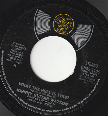Johnny Guitar Watson : What The Hell Is This? / Can You Handle It? (7