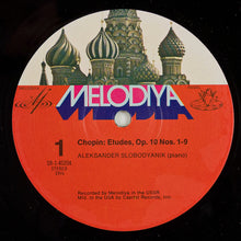 Load image into Gallery viewer, Alexander Slobodjanik, Frédéric Chopin : The Twelve Etudes Op.10 &amp; Fantasia In F Minor, Op. 49 (LP, Album, Win)