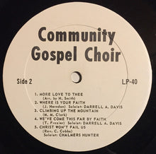 Load image into Gallery viewer, Community Gospel Choir : Just To Behold His Face (LP)