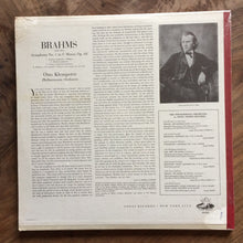 Load image into Gallery viewer, Otto Klemperer, Philharmonia Orchestra - Johannes Brahms : Symphony No1 (LP)