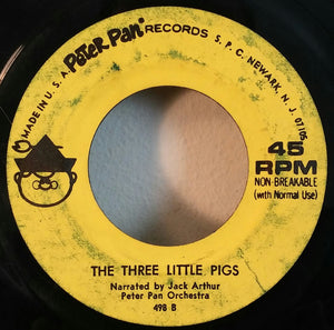 Jack Arthur And The The Peter Pan Orchestra : The Three Little Pigs (7")