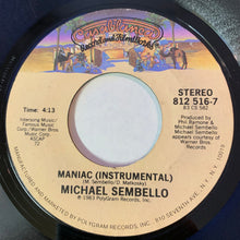 Load image into Gallery viewer, Michael Sembello : Maniac (7", Single, 72)