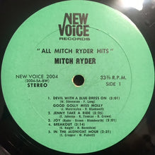 Load image into Gallery viewer, Mitch Ryder : All Mitch Ryder Hits! (LP, Comp)