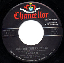 Load image into Gallery viewer, Fabian (6) : About This Thing Called Love (7", Single, Pla)
