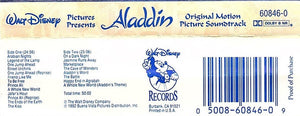 Alan Menken, Howard Ashman, Tim Rice : Aladdin (Original Motion Picture Soundtrack) (Cass, Album)