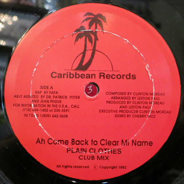 Plain Clothes : Ah Come Back To Clear Mi Name (12