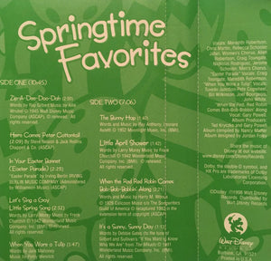 Various : Disney's Springtime Favorites (Cass, Album)