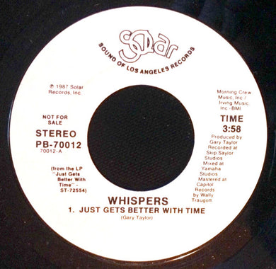 The Whispers : Just Gets Better With Time (7