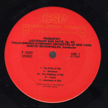 Load image into Gallery viewer, Sergei Prokofiev, Zoltán Kodály, The New York Philharmonic Orchestra, Dimitri Mitropoulos : Lieutenant Kije Suite Op. 60 / Hary Janos Suite (LP, Album, RE)