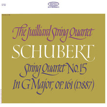 Load image into Gallery viewer, Juilliard String Quartet, Franz Schubert : String Quartet No.15 In G Major, Op.161 (D.887) (LP)