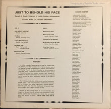Load image into Gallery viewer, Community Gospel Choir : Just To Behold His Face (LP)