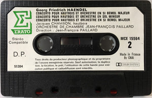 Georg Friedrich Händel, Maurice André, Gérard Jarry, Jacques Chambon, Jean-François Paillard : Concerto Pour Trompette / Sonate Pour Violon & Orchestre / 3 Concertos Pour Hautbois (Cass, RE, Dol)