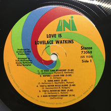 Load image into Gallery viewer, Lovelace Watkins : Love Is (LP)