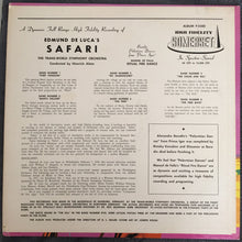 Load image into Gallery viewer, Edmond De Luca / Heinrich Alster / The Trans-World Symphony Orchestra : Edmond De Luca's Safari (LP, Album, Mono)