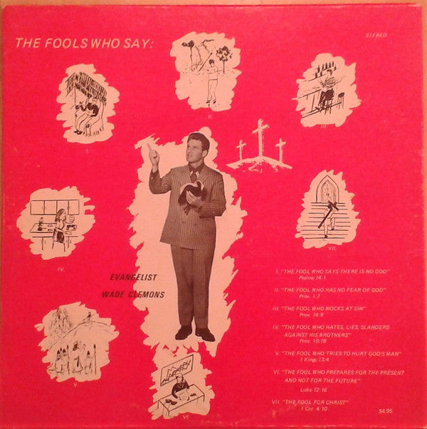 Wade Clemons With Jerry Dot Alverson : The Seven Biggest Fools (LP, Album)