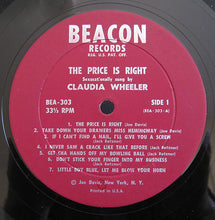 Load image into Gallery viewer, Claudia Wheeler : The Price Is Right (LP, Album)