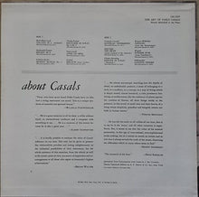 Load image into Gallery viewer, Pablo Casals : The Art Of Pablo Casals (LP, Comp, Mono, RP)