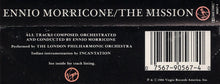Load image into Gallery viewer, Ennio Morricone : The Mission (Original Soundtrack From The Motion Picture) (Cass, Album)