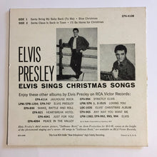Load image into Gallery viewer, Elvis Presley : Elvis Sings Christmas Songs (7", EP, Ind)