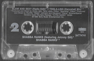 Shabba Ranks : Slow And Sexy (Cass, Single, Cle)
