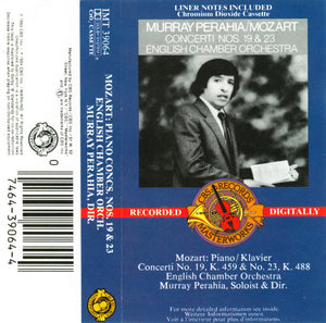 Wolfgang Amadeus Mozart, Murray Perahia, English Chamber Orchestra : Piano Concerti No. 19, K.459 & No. 23, K.488 (Cass, Album, Dol)