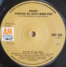 Load image into Gallery viewer, Waldo De Los Rios : Mozart Symphony No. 40 In G Minor (7", Single, Sol)