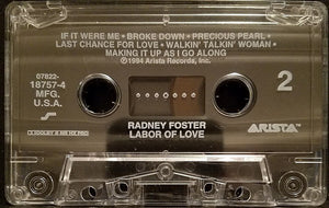 Radney Foster : Labor Of Love (Cass, Album)