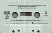 Load image into Gallery viewer, AC/DC : Dirty Deeds Done Dirt Cheap (Cass, Album, RE)