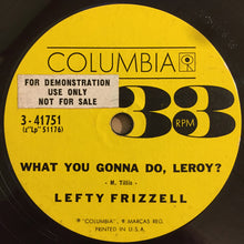 Load image into Gallery viewer, Lefty Frizzell : That's All I Can Remember (7", Promo)