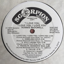 Load image into Gallery viewer, Ronnie McDowell : I Love You, I Love You, I Love You (LP, Album, Promo)