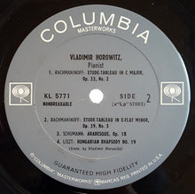 Load image into Gallery viewer, Vladimir Horowitz / Frédéric Chopin / Robert Schumann / Sergei Vasilyevich Rachmaninoff / Franz Liszt : Columbia Records Presents Vladimir Horowitz • Works By Chopin, Rachmaninoff, Schumann And Liszt (LP, Mono, Ter)