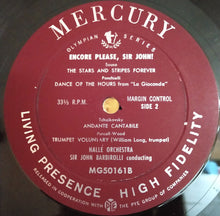 Load image into Gallery viewer, Sir John Barbirolli, Hallé Orchestra : Encore Please, Sir John! (LP, Mono)