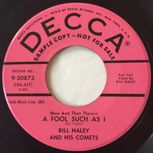 Load image into Gallery viewer, Bill Haley And His Comets : (Now And Then There's) A Fool Such As I / Where'd You Go Last Night (7", Single, Promo)