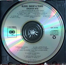 Load image into Gallery viewer, Blood, Sweat And Tears : Blood, Sweat &amp; Tears Greatest Hits (CD, Comp, RE, RP, Pit)