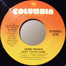 Load image into Gallery viewer, Janie Fricke : Baby You're Gone (7", Single, Promo)