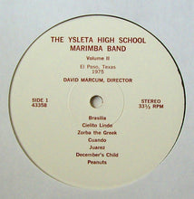 Load image into Gallery viewer, The Ysleta High School Marimba Band : The Ysleta High School Marimba Band  (LP)