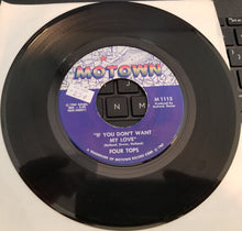 Load image into Gallery viewer, Four Tops : You Keep Running Away / If You Don't Want My Love (7", Single)