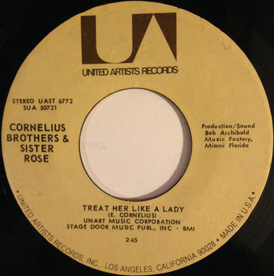 Cornelius Brothers & Sister Rose : Treat Her Like A Lady (7