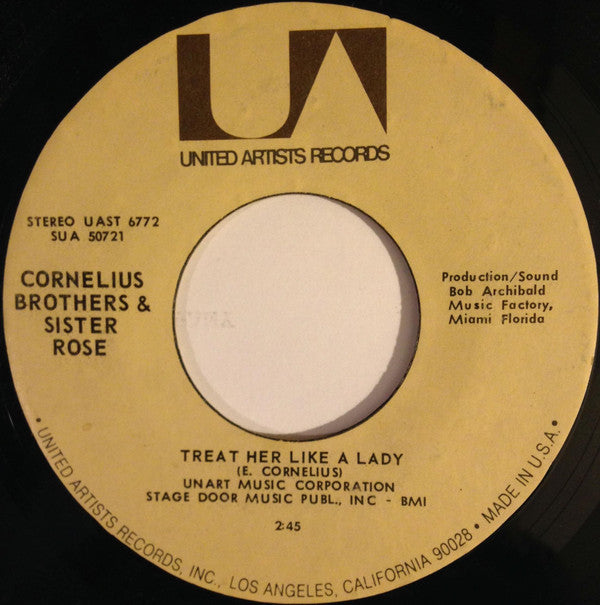 Cornelius Brothers & Sister Rose : Treat Her Like A Lady (7