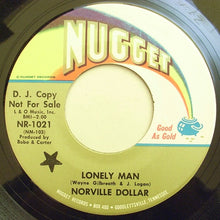 Load image into Gallery viewer, Norville Dollar : Lonely Man (7", Single, Promo)