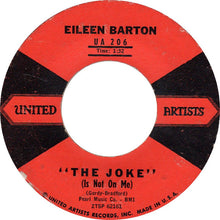 Load image into Gallery viewer, Eileen Barton : The Joke (Is Not On Me) / That Old Feeling (7", Single)
