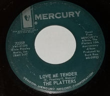 Load image into Gallery viewer, The Platters : Little Things Mean A Lot / Love Me Tender (7", Promo)