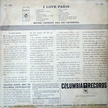 Load image into Gallery viewer, Michel Legrand Et Son Orchestre : I Love Paris (LP, Album, Mono, RP)